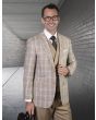 Statement Men's 100% Wool 3 Piece Suit - Deep Vest Lapel