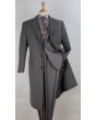 Veno Giovanni Men's 100% Wool Full Length Top Coat - 3 Button Coat