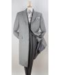Apollo King Men's 100% Wool Full Length Length Top Coat - Hidden Button