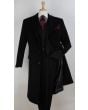 Veno Giovanni Men's 100% Wool Full Length Length Top Coat - Hidden Button