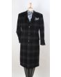 Apollo King Men's Full Length Top Coat - 3 Button Coat