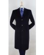 Apollo King Men's Outlet Full Length Top Coat - 3 Button Coat