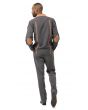 Montique Men's 2 Piece Long Sleeve Walking Suit - Tan Accents