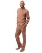 Montique Men's 2 Piece Long Sleeve Walking Suit - Tone on Tone Windowpane