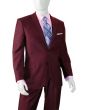 Vinci Men's 2 Piece Poplin Outlet Suit - 2 Button Jacket