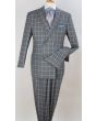 Royal Diamond Men's 3 Piece Fashion Outlet Suit - Bold Plaid