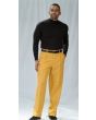 Zacchi Men's Big and Tall Pleated Pants - Classic Style Slacks