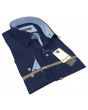 Gravity by Statement Men's Long Sleeve 100% Cotton Shirt - Solid Colors