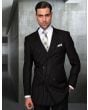Statement Men's 2 Piece 100% Wool Fashion Suit - Bold Pinstripe