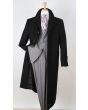 Royal Diamond Men's Wool Gabardine Top Coat - Duster Coat Style