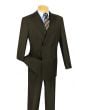 Vinci Men's Outlet 2 Piece Executive Suit - Double Breasted