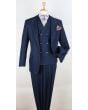 Royal Diamond Men's Outlet 3pc Denim Fashion Suit - 6 Button Vest