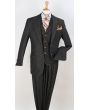 Royal Diamond Men's 3 Piece Fashion Suit - 100% Cotton Denim