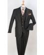 Royal Diamond Outlet Men's 3 Piece Fashion Suit - 100% Cotton Denim
