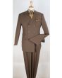 Apollo King Men's 3pc Double Breasted Suit -  Soft 100% Wool