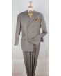 Apollo King Men's Outlet 3pc Fashion Suit - Double Breasted