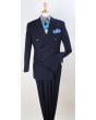 Apollo King Men's 2pc Double Breasted Outlet Suit - Double Pleated Pants
