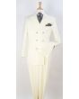 Apollo King Men's 2pc Double Breasted Suit - Wide Peak Lapel