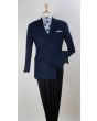 Apollo King Men's Double Breasted Sport Coat - Peak Lapel