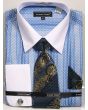 Avanti Uomo Men's French Cuff Shirt Set - Varied Stripe Patterns