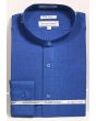 Avanti Uomo Men's Slim Fit Dress Shirt Set - Banded Collar