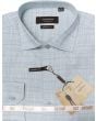Statement Men's Long Sleeve 100% Cotton Shirt - Light Texture