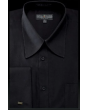 Daniel Ellissa Men's Outlet French Cuff Dress Shirt - Pat Riley Collar