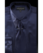 Daniel Ellissa Men's Basic Outlet Dress Shirt Set - Versatile Satin