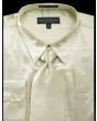 Daniel Ellissa Men's Basic Outlet Dress Shirt Set - Versatile Satin