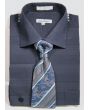 Daniel Ellissa Men's French Cuff Shirt Set - Stylish Mini Dot