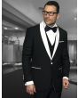 Statement Men's Outlet 3 Piece Wool Tuxedo - Stylish Accents