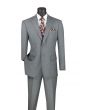 Vinci Men's Outlet 2 Piece Wool Feel Executive Suit - Adjustable Waistband