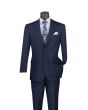 Vinci Men's Outlet 2 Piece Wool Feel Executive Suit - Modern Business