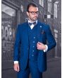 Statement Men's 100% Wool Suit - 10 Button Vest