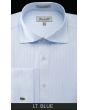 Fratello Men's Outlet French Cuff Dress Shirt - Classic Stripe