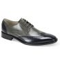 Giovanni Men's Outlet Leather Dress Shoe - Two Tone Wing Tip