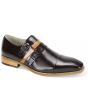 Giovanni Men's Leather Dress Shoe - Two Tone Double Buckle