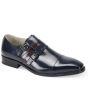 Giovanni Men's Leather Dress Shoe - Two Tone Double Buckle