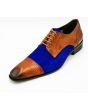 ZOTA Men's Premium Dress Shoe - Leather/Suede Two Tone