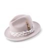 Montique Men's Fedora Style Wool Hat - Sleek Plaid