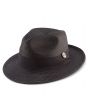 Montique Men's Fashion Straw Fedora Hat - Solid Color