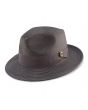 Montique Men's Fashion Straw Fedora Hat - Solid Color