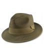 Montique Men's Fashion Straw Fedora Hat - Solid Color