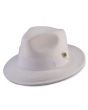 Montique Men's Fashion Straw Fedora Hat - Solid Color