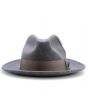 Montique Men's Fashion Wool Fedora Hat - Wide Brim