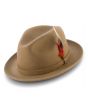 Montique Men's Fashion Wool Fedora Hat - Felt Band