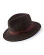 Montique Men's Fashion Wool Fedora Hat - Solid Color
