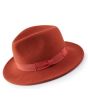 Montique Men's Fashion Wool Fedora Hat - Solid Color