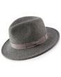 Montique Men's Fashion Wool Fedora Hat - Solid Color