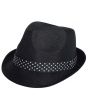 Karl Knox Men's Fedora Style Dress Hat - Patterned Band